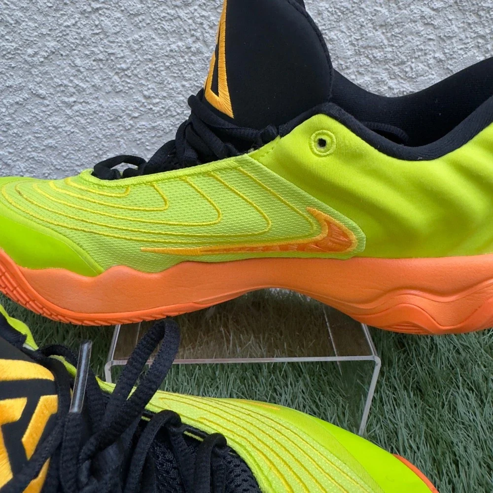 Nike Giannis Immortality 4 Basketball Shoes Volt Orange FQ3680-301 Mens 10.5